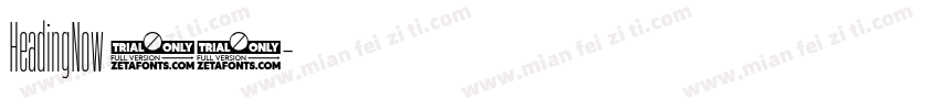 HeadingNow 56字体转换